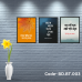 Penta 9x13 Inch BD.BT.003 Bangla Typography Wall Picture Frame Bundle