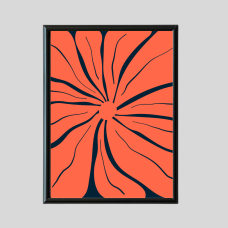 Penta 9x13 Inch ABS.XXX48 Abstract Photography Wall Picture Frame