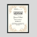 Penta 9x13 Inch MARR.XXX14 Marriage Certificate Wall Picture Frame