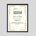 Penta 9x13 Inch MARR.XXX19 Marriage Certificate Wall Picture Frame