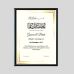 Penta 9x13 Inch MARR.XXX5 Marriage Certificate Wall Picture Frame