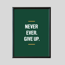 Penta 9x13 Inch MOT.XXX54 Motivational Quote Wall Picture Frame