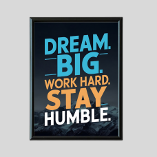 Penta 9x13 Inch MOT.XXX57 Motivational Quote Wall Picture Frame