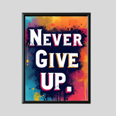 Penta 9x13 Inch MOT.XXX60 Motivational Quote Wall Picture Frame