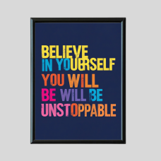 Penta 9x13 Inch MOT.XXX61 Motivational Quote Wall Picture Frame