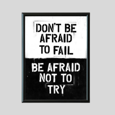 Penta 9x13 Inch MOT.XXX78 Motivational Quote Wall Picture Frame