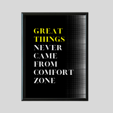 Penta 9x13 Inch MOT.XXX8 Motivational Quote Wall Picture Frame